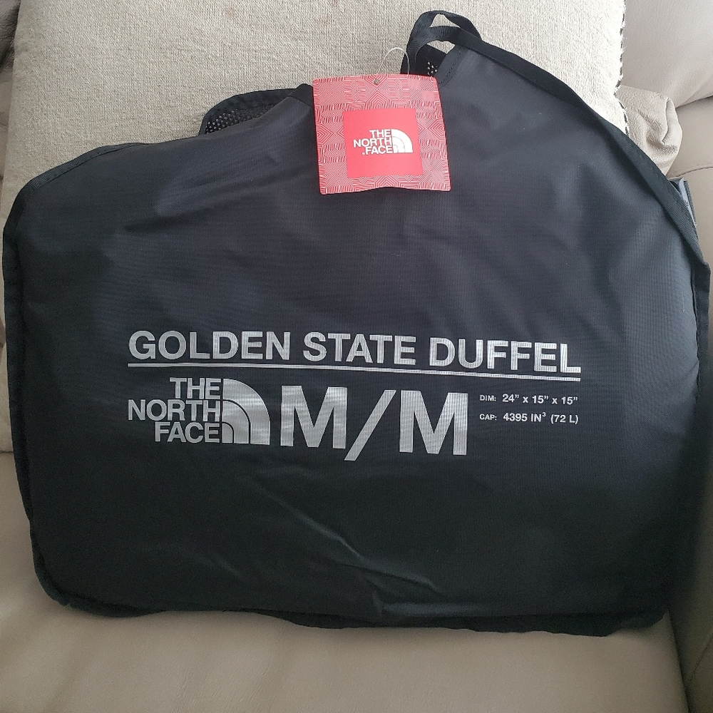 The North Face duffel